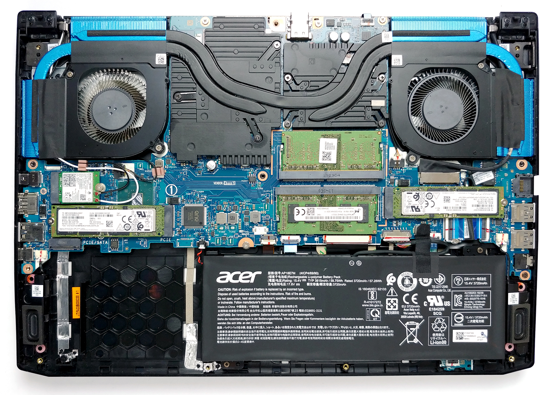 How to replace and fix ACER ACER PT315-52-53 PH315-53 PH315-54 40pin 0.4mm LED DC02C00Q700 LCD Cable (Acer Predator Triton 300 (PT315-52))